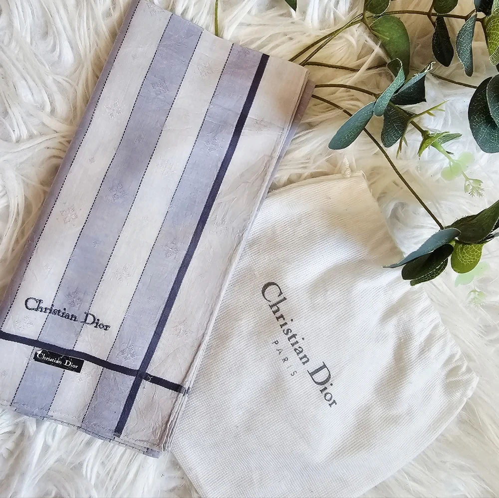 Christian Dior scarf, and dusty - vintage